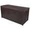 113 Gallon Resin Deck Box Waterproof Outdoor Indoor Storage Black 49 X 22 Inch